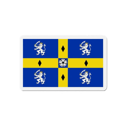 Flag of Durham County Council UK - Refrigerator Magnet 5 Inch - The Sticker Space