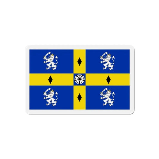 Flag of Durham County Council UK - Refrigerator Magnet 6 Inch - The Sticker Space