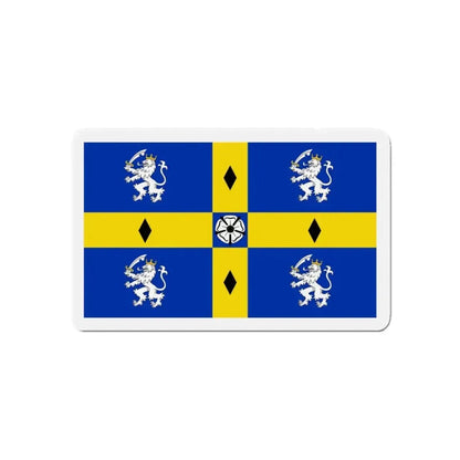 Flag of Durham County Council UK - Refrigerator Magnet - The Sticker Space