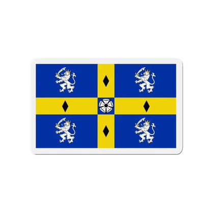 Flag of Durham County Council UK - Refrigerator Magnet - The Sticker Space