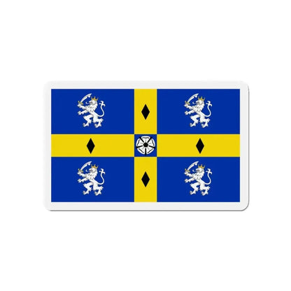 Flag of Durham County Council UK - Refrigerator Magnet - The Sticker Space