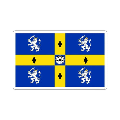Flag of Durham County Council UK STICKER Vinyl Die-Cut Decal 2 Inch - The Sticker Space