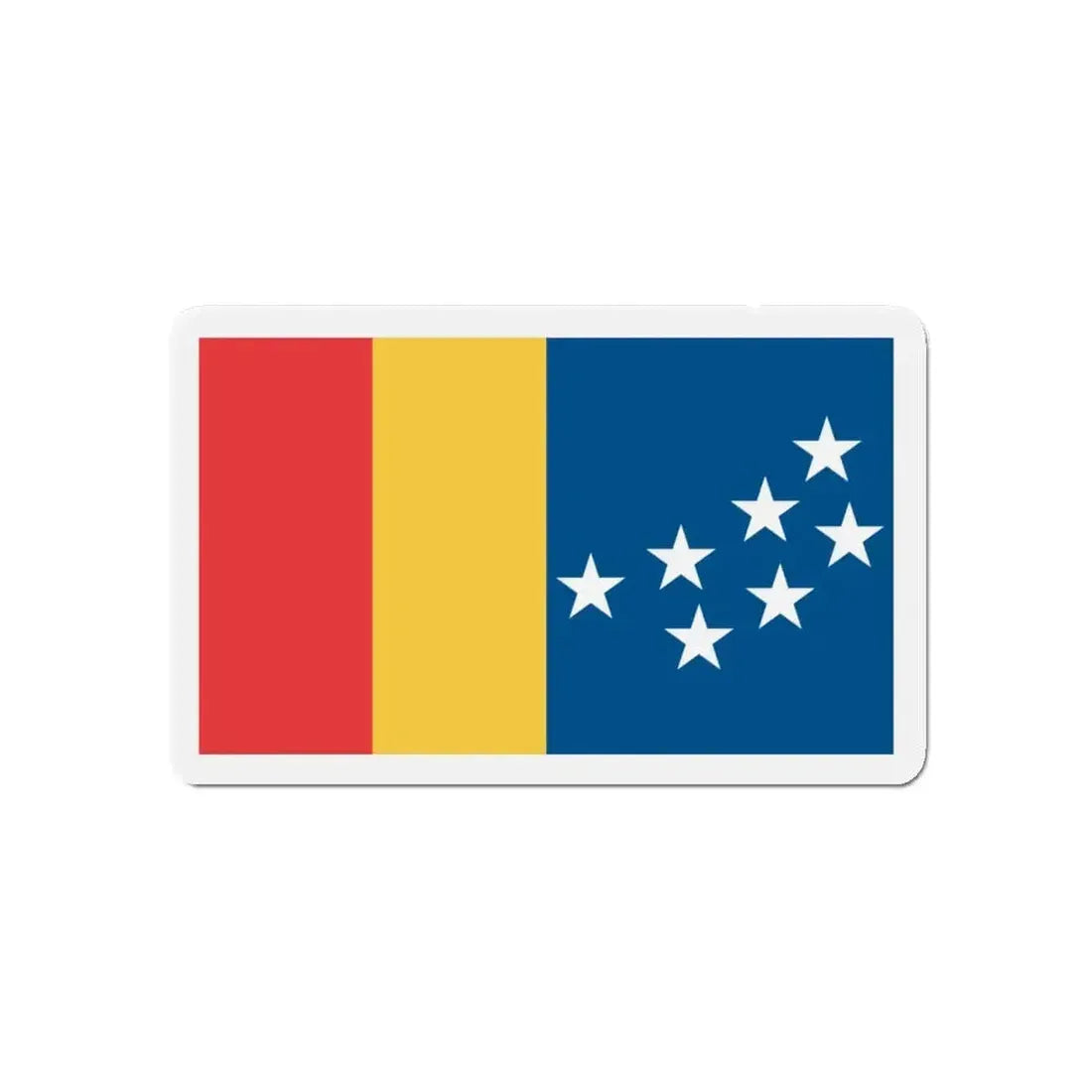 Flag of Durham North Carolina - Refrigerator Magnet - The Sticker Space