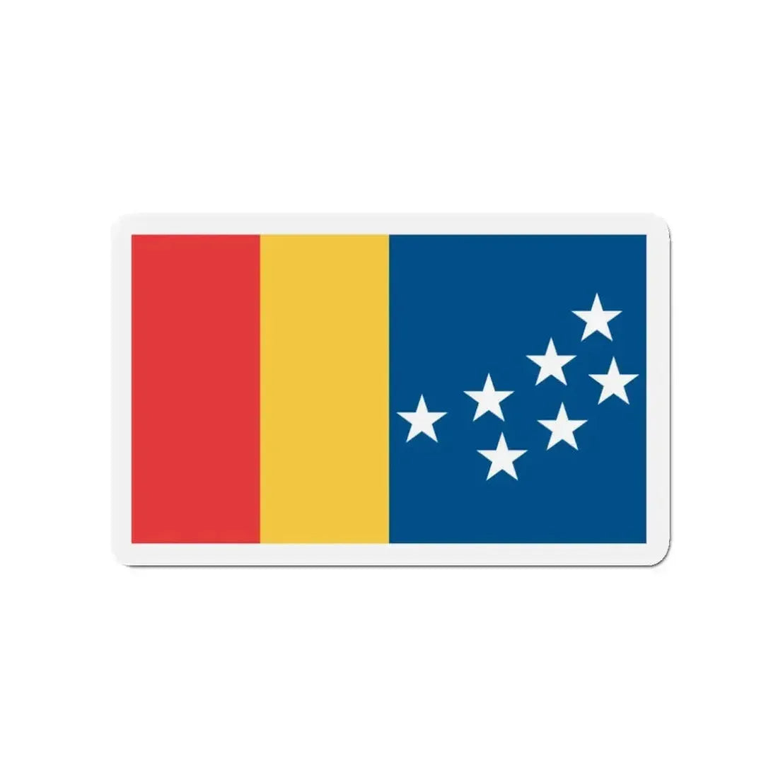 Flag of Durham North Carolina - Refrigerator Magnet - The Sticker Space