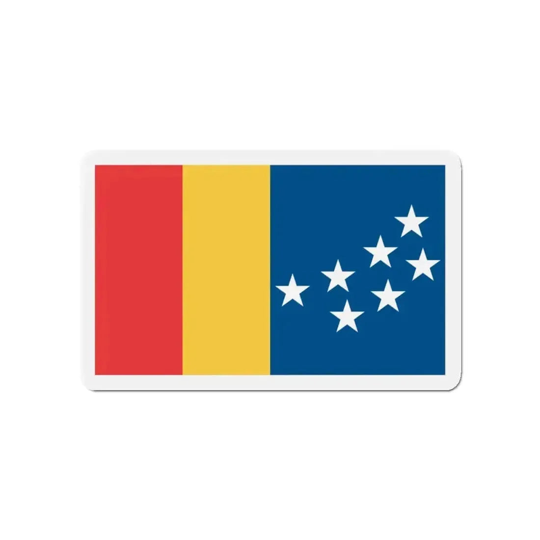 Flag of Durham North Carolina - Refrigerator Magnet - The Sticker Space