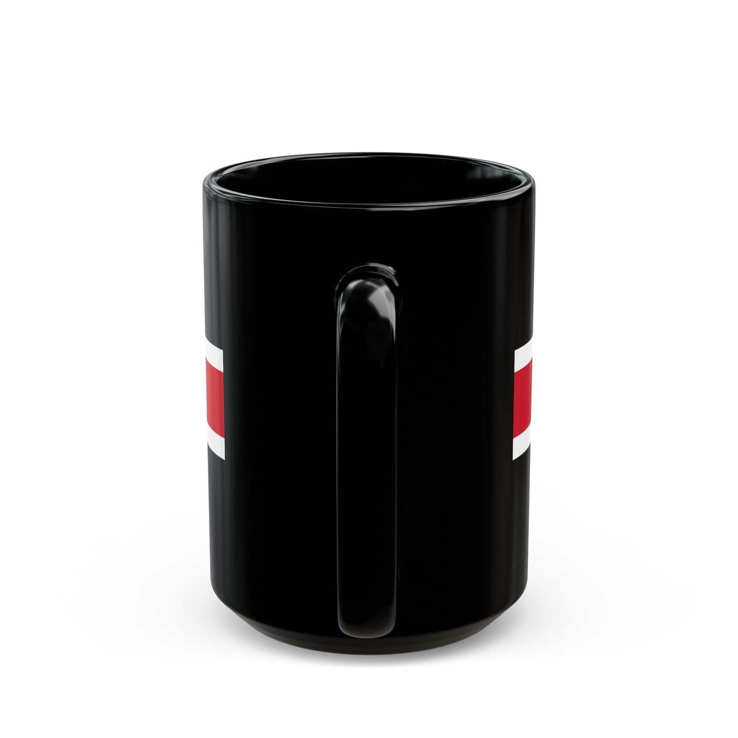 Flag of Durham UK - Black Coffee Mug-The Sticker Space