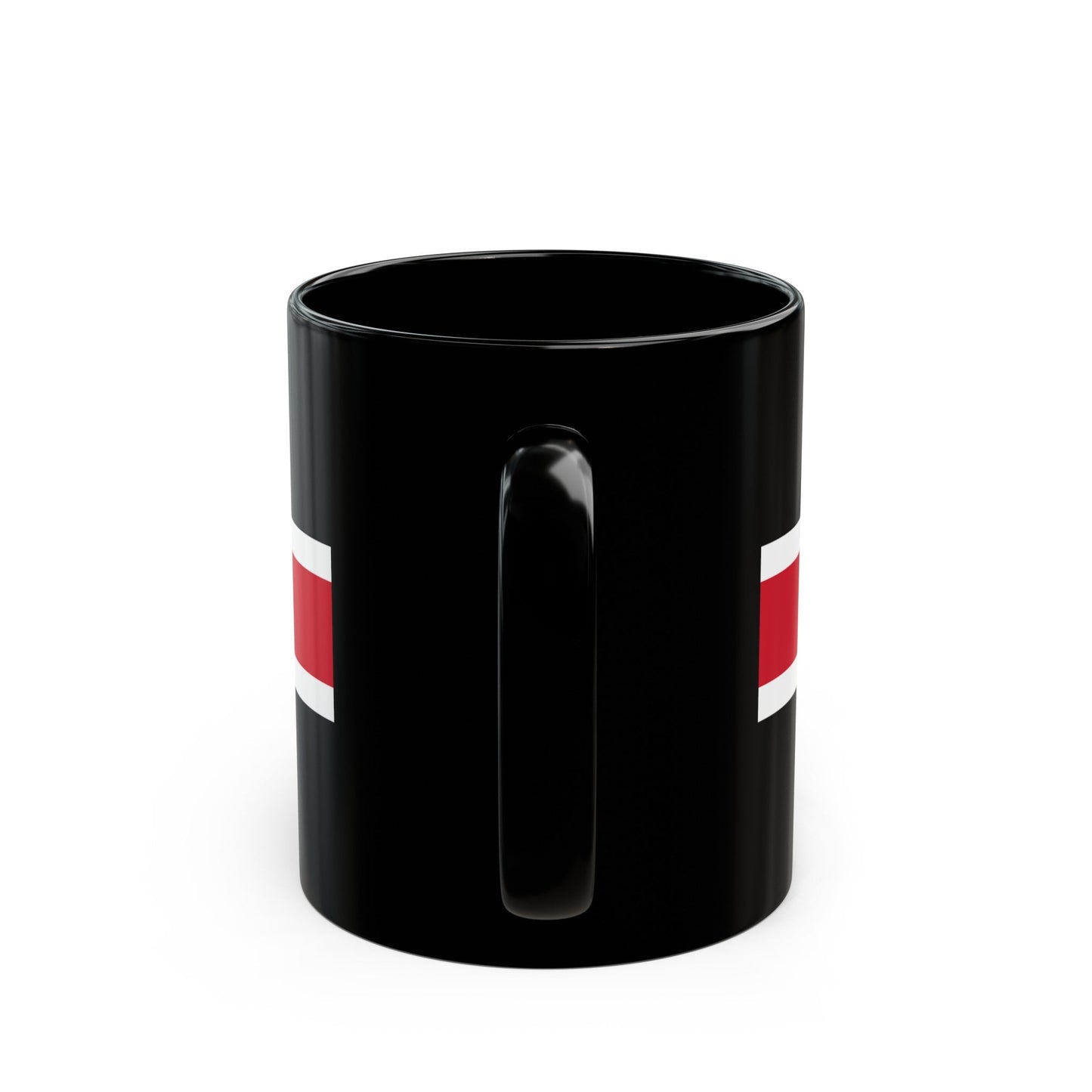 Flag of Durham UK - Black Coffee Mug-The Sticker Space