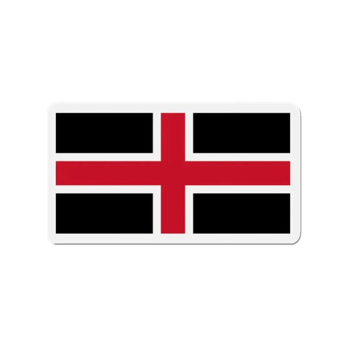 Flag of Durham UK - Refrigerator Magnet 2 Inch - The Sticker Space