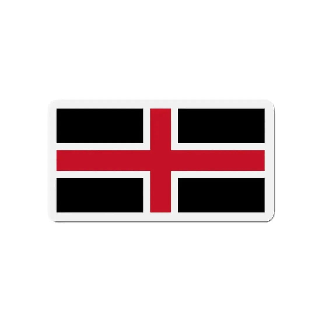 Flag of Durham UK - Refrigerator Magnet 4 Inch - The Sticker Space