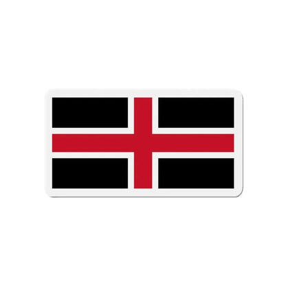 Flag of Durham UK - Refrigerator Magnet 5 Inch - The Sticker Space