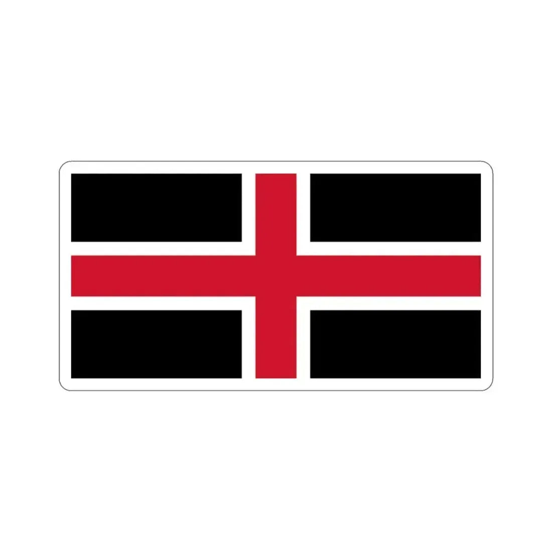 Flag of Durham UK STICKER Vinyl Die-Cut Decal 2 Inch - The Sticker Space