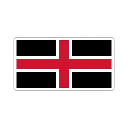 Flag of Durham UK STICKER Vinyl Die-Cut Decal 3 Inch - The Sticker Space