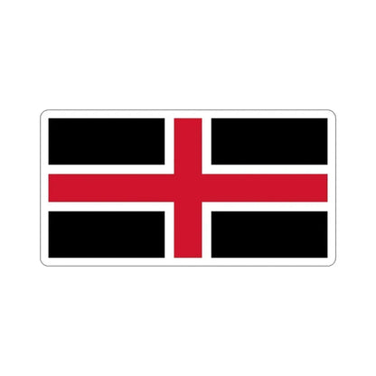 Flag of Durham UK STICKER Vinyl Die-Cut Decal 4 Inch - The Sticker Space