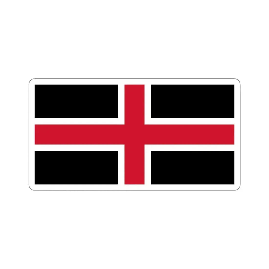 Flag of Durham UK STICKER Vinyl Die-Cut Decal 5 Inch - The Sticker Space