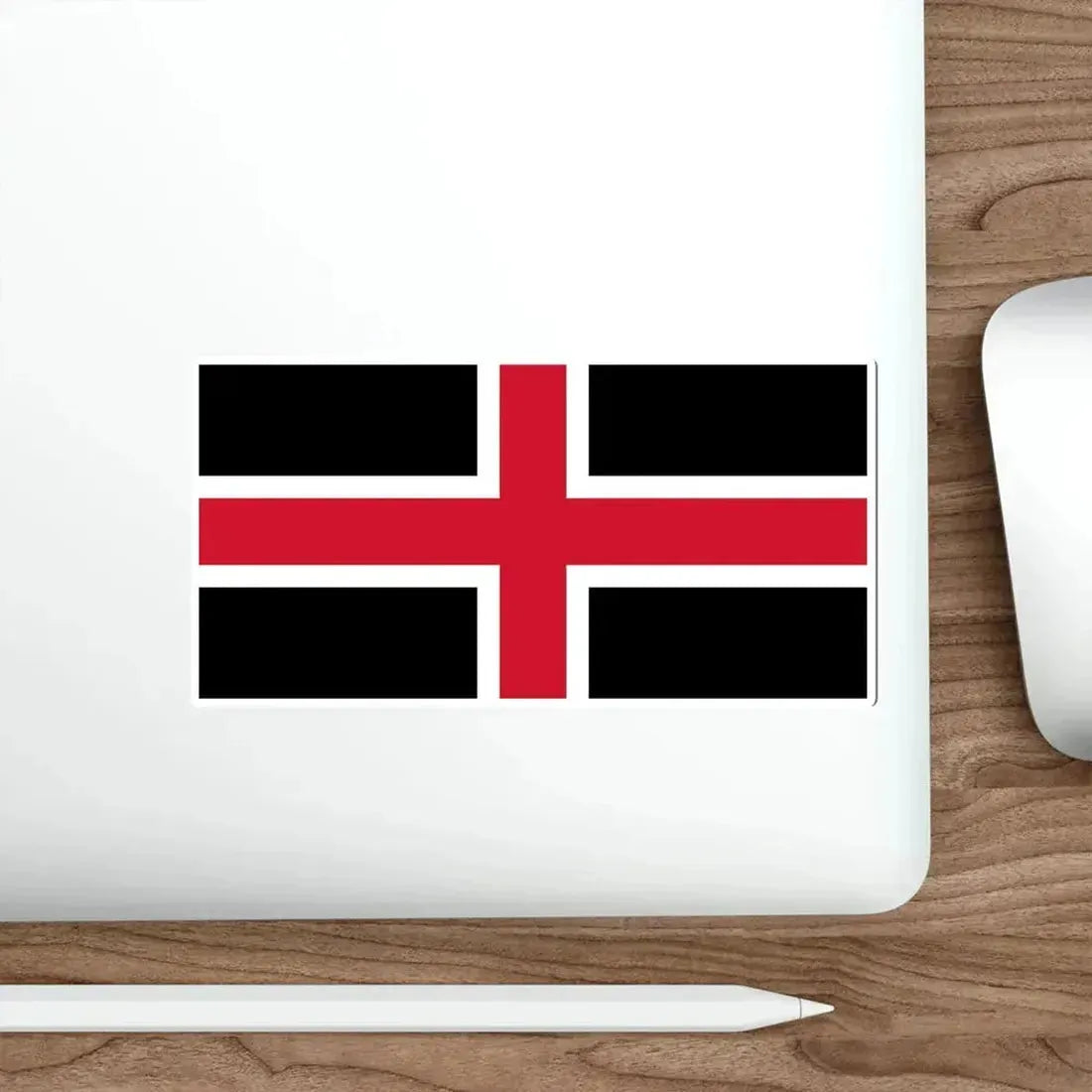 Flag of Durham UK STICKER Vinyl Die-Cut Decal - The Sticker Space