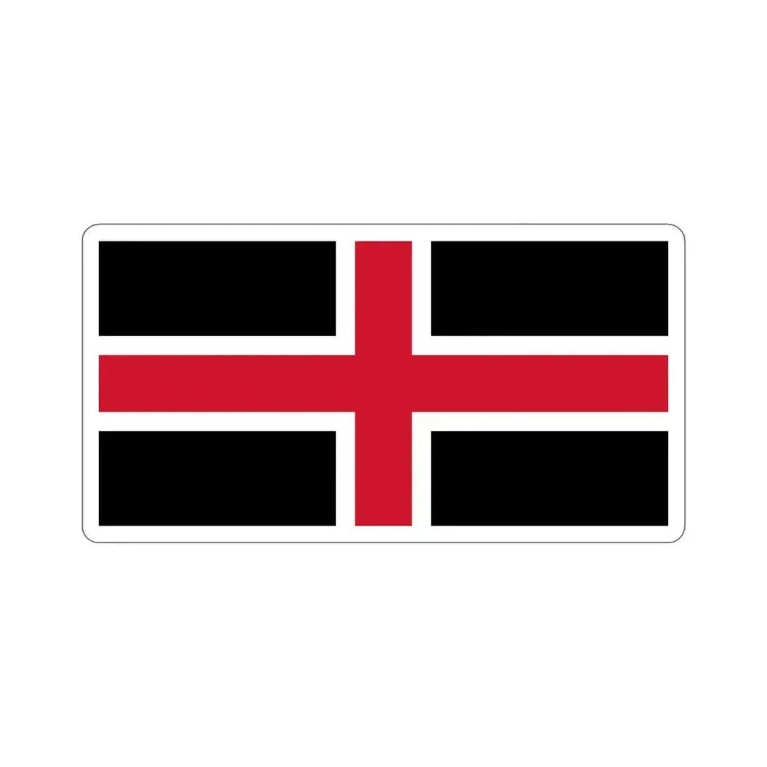 Flag of Durham UK STICKER Vinyl Die-Cut Decal - The Sticker Space