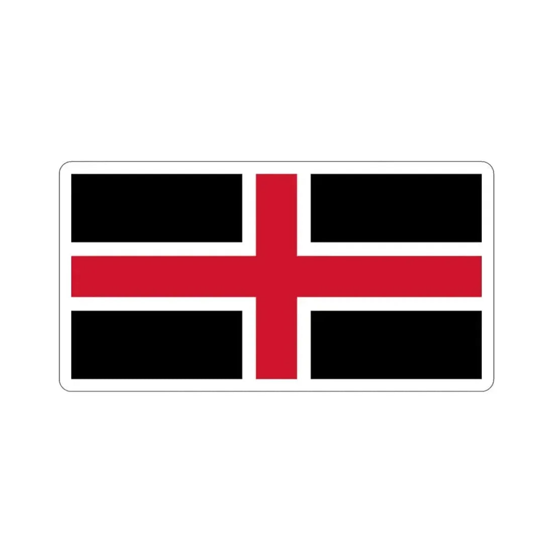 Flag of Durham UK STICKER Vinyl Die-Cut Decal - The Sticker Space