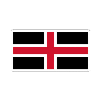 Flag of Durham UK - STICKER Vinyl Kiss-Cut Decal - The Sticker Space