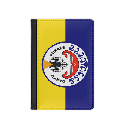 Flag of Durrës Albania - Passport Holder-3.9" x 5.8"-The Sticker Space