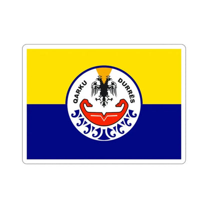 Flag of Durrës Albania STICKER Vinyl Die-Cut Decal 2 Inch - The Sticker Space
