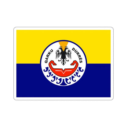 Flag of Durrës Albania STICKER Vinyl Die-Cut Decal 2 Inch - The Sticker Space