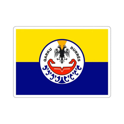 Flag of Durrës Albania STICKER Vinyl Die-Cut Decal - The Sticker Space