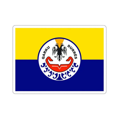Flag of Durrës Albania STICKER Vinyl Die-Cut Decal - The Sticker Space
