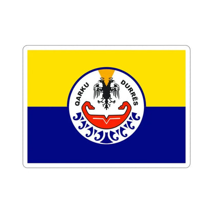 Flag of Durrës Albania STICKER Vinyl Die-Cut Decal - The Sticker Space