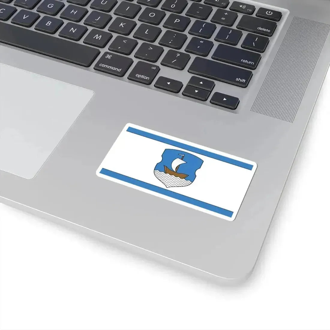 Flag of Dzisna (Belarus) STICKER Vinyl Kiss-Cut Decal - The Sticker Space