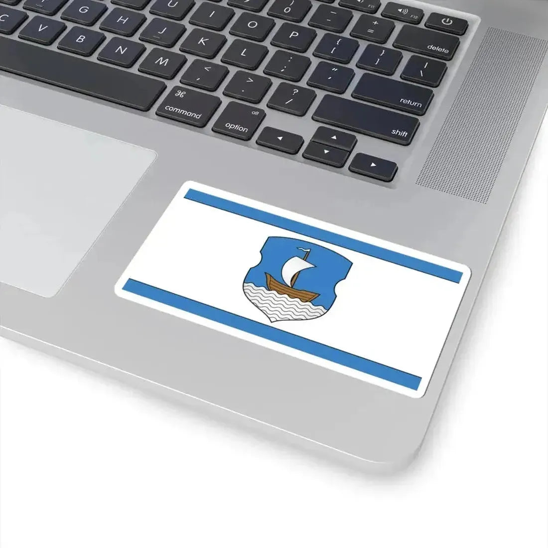 Flag of Dzisna (Belarus) STICKER Vinyl Kiss-Cut Decal - The Sticker Space