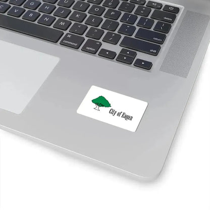 Flag of Eagan Minnesota (United States) STICKER Vinyl Kiss-Cut Decal - The Sticker Space