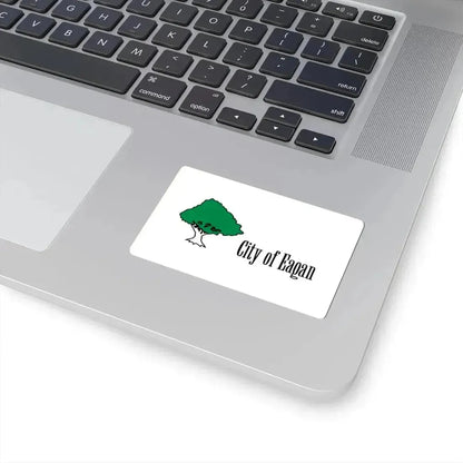 Flag of Eagan Minnesota (United States) STICKER Vinyl Kiss-Cut Decal - The Sticker Space