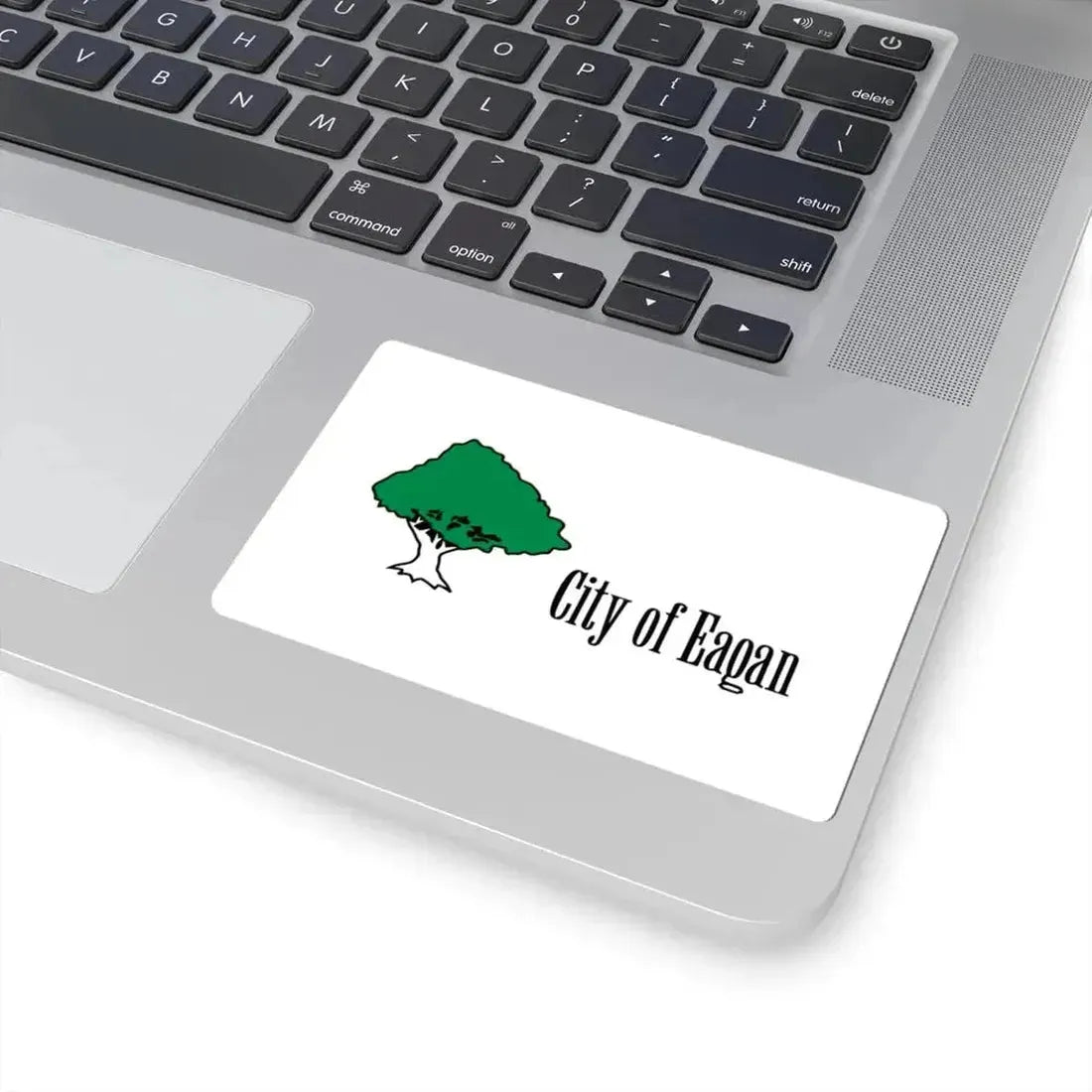 Flag of Eagan Minnesota (United States) STICKER Vinyl Kiss-Cut Decal - The Sticker Space
