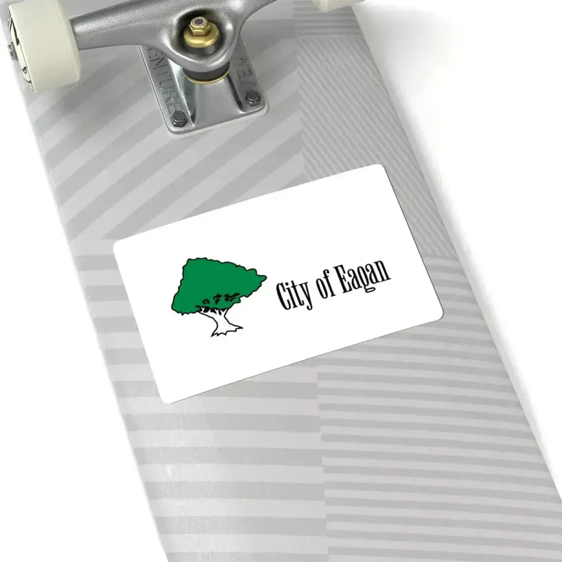 Flag of Eagan Minnesota (United States) STICKER Vinyl Kiss-Cut Decal - The Sticker Space
