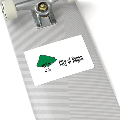 Flag of Eagan Minnesota (United States) STICKER Vinyl Kiss-Cut Decal - The Sticker Space