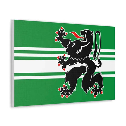 Flag of East Flanders Belgium - Canvas Wall Art - The Sticker Space