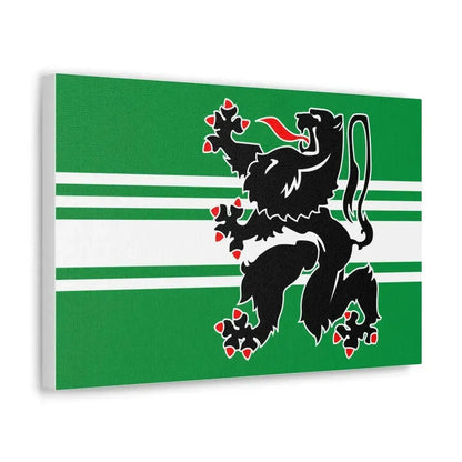 Flag of East Flanders Belgium - Canvas Wall Art - The Sticker Space