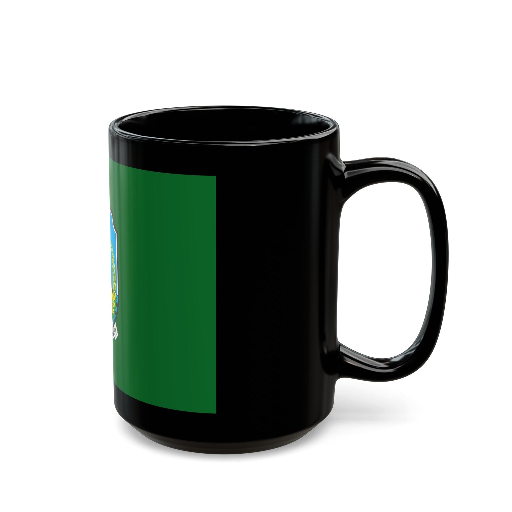 Flag of East Java Indonesia - Black Coffee Mug-The Sticker Space