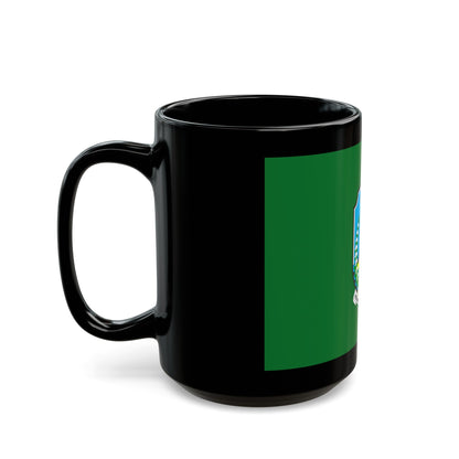 Flag of East Java Indonesia - Black Coffee Mug-The Sticker Space