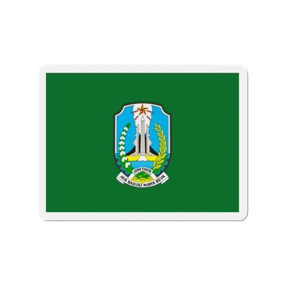 Flag of East Java Indonesia - Refrigerator Magnet 2 Inch - The Sticker Space