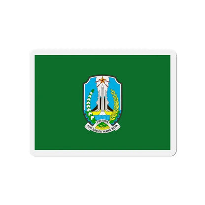 Flag of East Java Indonesia - Refrigerator Magnet 3 Inch - The Sticker Space