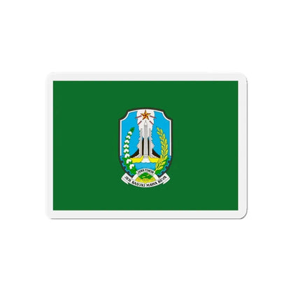 Flag of East Java Indonesia - Refrigerator Magnet - The Sticker Space