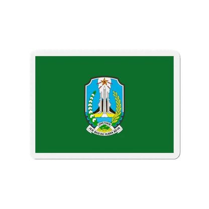 Flag of East Java Indonesia - Refrigerator Magnet - The Sticker Space