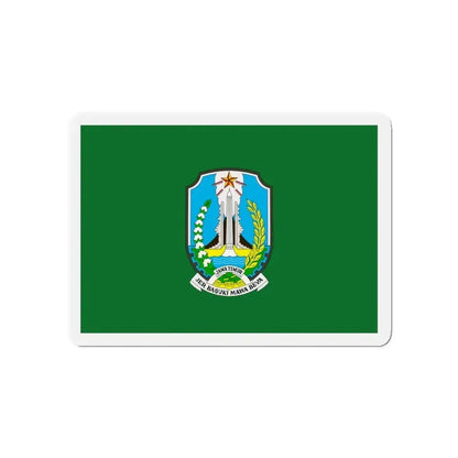 Flag of East Java Indonesia - Refrigerator Magnet - The Sticker Space