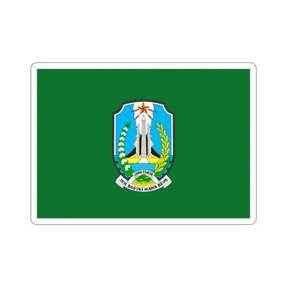 Flag of East Java Indonesia STICKER Vinyl Die-Cut Decal 3 Inch - The Sticker Space