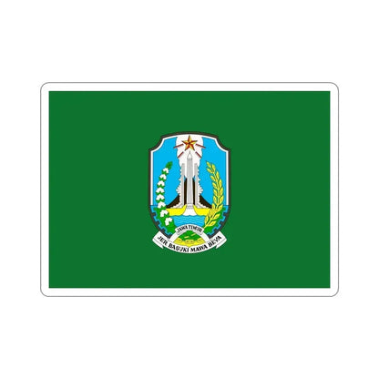 Flag of East Java Indonesia STICKER Vinyl Die-Cut Decal 5 Inch - The Sticker Space