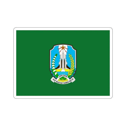 Flag of East Java Indonesia STICKER Vinyl Die-Cut Decal 6 Inch - The Sticker Space