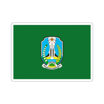 Flag of East Java Indonesia STICKER Vinyl Die-Cut Decal - The Sticker Space