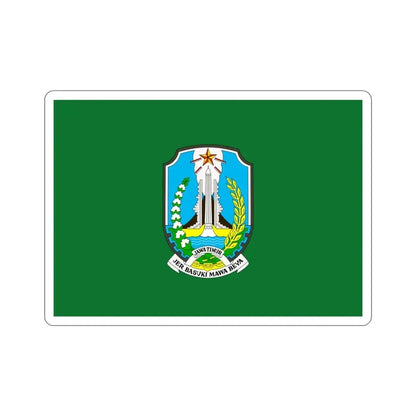 Flag of East Java Indonesia STICKER Vinyl Die-Cut Decal - The Sticker Space