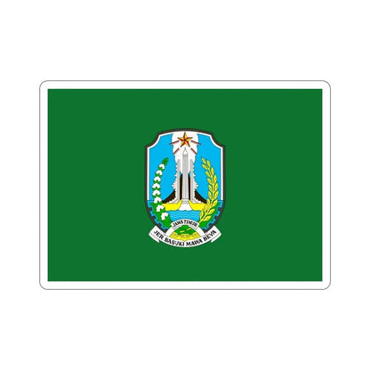 Flag of East Java Indonesia STICKER Vinyl Die-Cut Decal - The Sticker Space